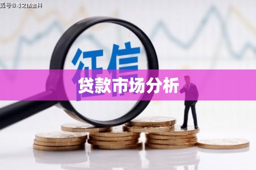 泗阳贷款市场分析