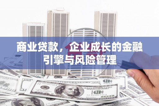 巧家商业贷款，企业成长的金融引擎与风险管理