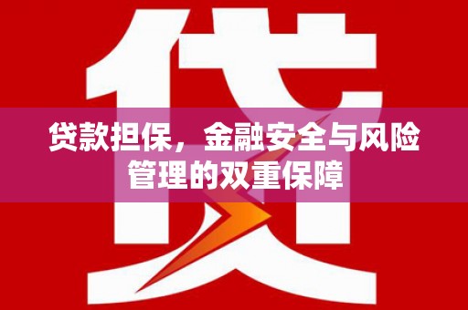 伊宁贷款担保，金融安全与风险管理的双重保障