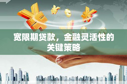 山西宽限期贷款，金融灵活性的关键策略