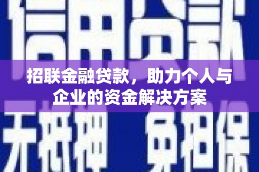 崁顶招联金融贷款，助力个人与企业的资金解决方案
