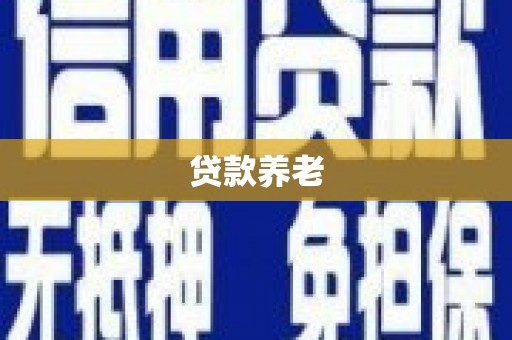 荷塘贷款养老