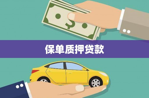 信阳保单质押贷款