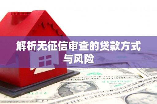 巴里坤解析无征信审查的贷款方式与风险
