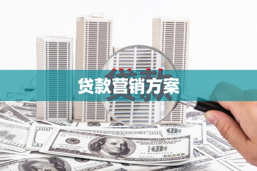 任城贷款营销方案